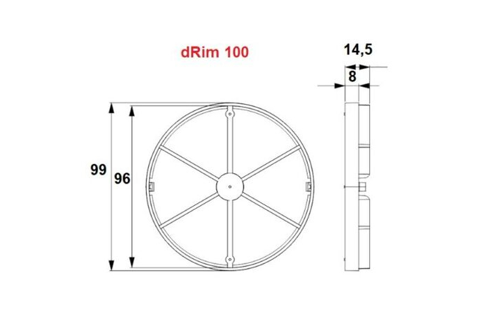 Клапан зворотний для витяжного вентилятора dRim 100 07-200 AirRoxy - Зображення 195463500-6e236.jpg