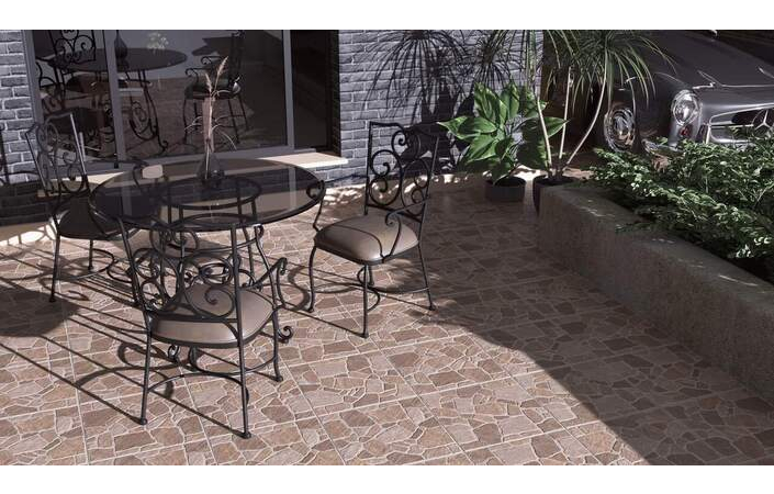 Плитка керамогранитная 2F7800 Cortile Коричневий 400x400x7 Golden Tile - Зображення 196119189-dbce0.jpg