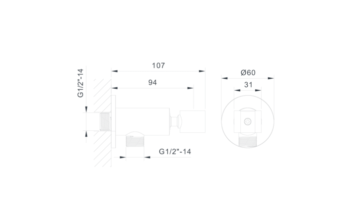 Подключение душевого шланга никель брашированный 04080N EMPORIA - Зображення 197671914-5865e.png