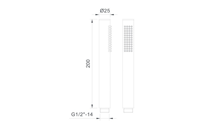 Лейка для ручного душа gun metal 040712BN EMPORIA - Зображення 197671927-63186.jpg