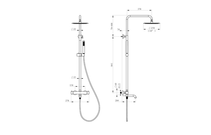 Душова система FLY хром 030130CHR EMPORIA - Зображення 197721850-3866a.jpg