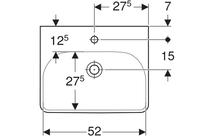 Умывальник 55 Smyle Square 500.259.01.1 Geberit - Зображення 197847243-9b5fd.jpg