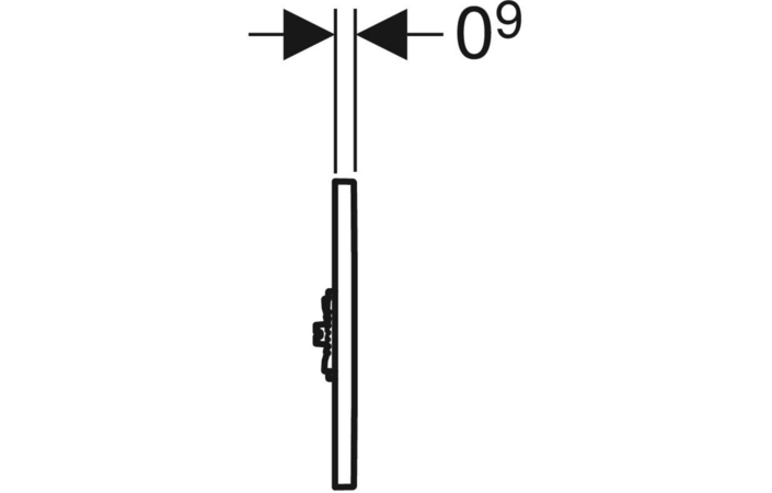 Кнопка зливу для пісуара сенсорна Sigma (115.135.21.1) хром, Geberit - Зображення 198368-02432.jpg