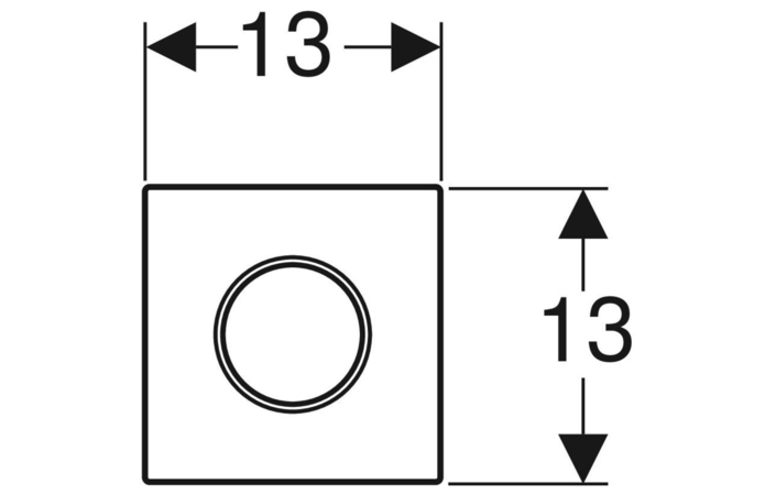 Кнопка зливу для пісуара Sigma10 116.015.KJ.1 білий Geberit - Зображення 198408-a564f.jpg