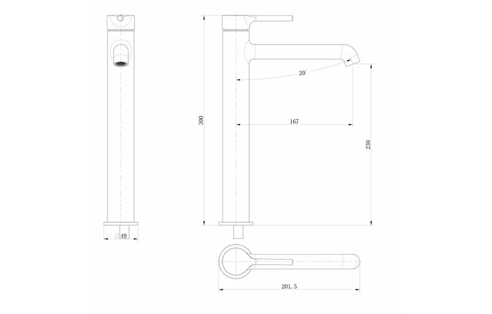 Смеситель для умывальника Diament Nickel PVD Brushed 4122-612-21 Armaform - Зображення 198836138-1e984.jpg