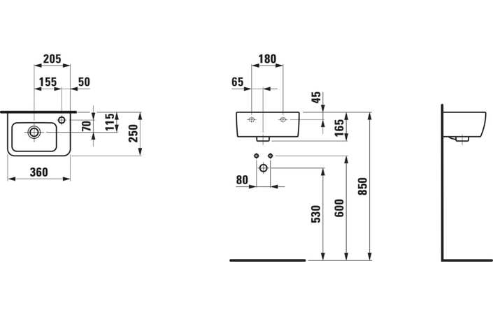 Умывальник Laufen PRO 360 мм H8609550000001 LAUFEN - Зображення 199611906-670ed.jpg