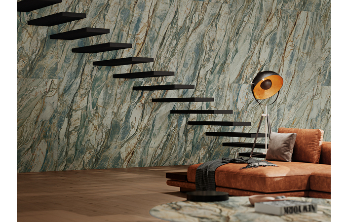 Плитка керамогранитная Abstract Tri-D Green Spiek Kwarc SOFT 1600x3200x12 Paradyz - Зображення 200386792-b0899.jpg