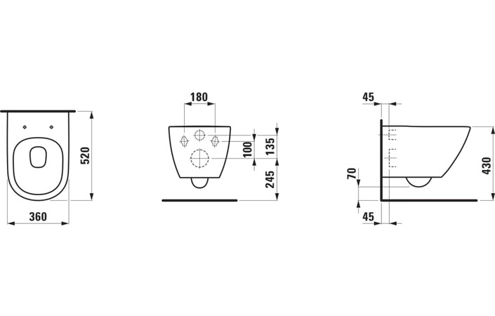 Унитаз подвесной LUA Rimless с крышкой soft-close H8660820000001 LAUFEN - Зображення 200858899-88c16.jpg