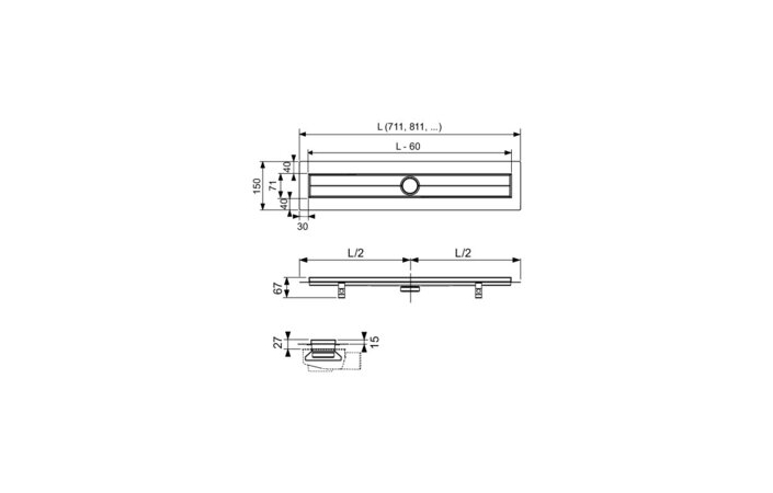 Душовий канал 70 см TECEdrainline зі стрічкою Seal System 600705 TECE - Зображення 200858932-82621.jpg