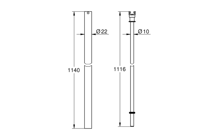 Душова штанга Euphoria 1140 мм 48514000 Grohe - Зображення 201263274-7a51b.jpg