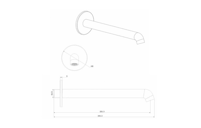 Излив для ванны Diament Gun Metal PVD Brushed 436-004-41 Armaform - Зображення 202642012-c6f05.jpg