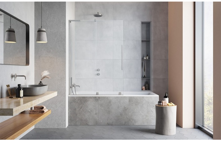 Шторка для ванни Furo Brushed Nickel PND II 1000 L RADAWAY - Зображення 203484815-1c139.jpg