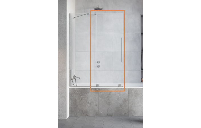 Шторка для ванни Furo Brushed Nickel PND II 1000 L RADAWAY - Зображення 203484815-3eff4.jpg