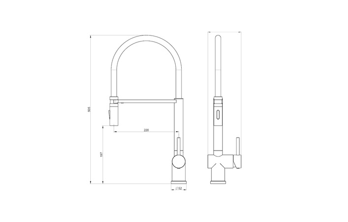 Змішувач для кухні PIKO 070170CHR хром-чорний matt EMPORIA - Зображення 203864635-e0fb4.jpg