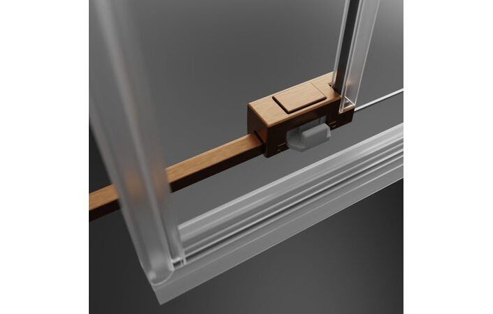 Душова кабіна (половина) Idea Brushed Copper KDD 90 ліва RADAWAY - Зображення 205941765-185d1.jpg