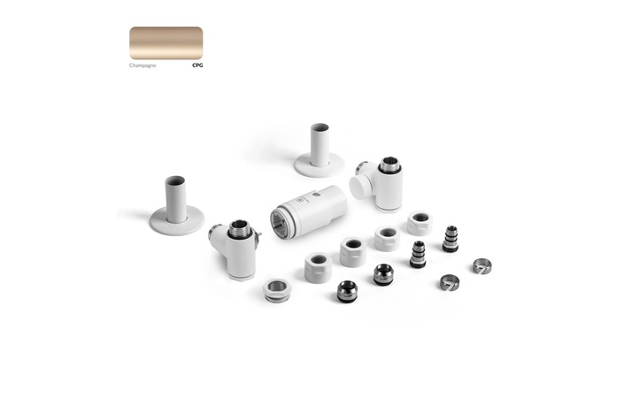 Комплект вентилей трехосевой термостатический левый Integra All in One Champagne Terma - Зображення 206006298-5596e.jpg