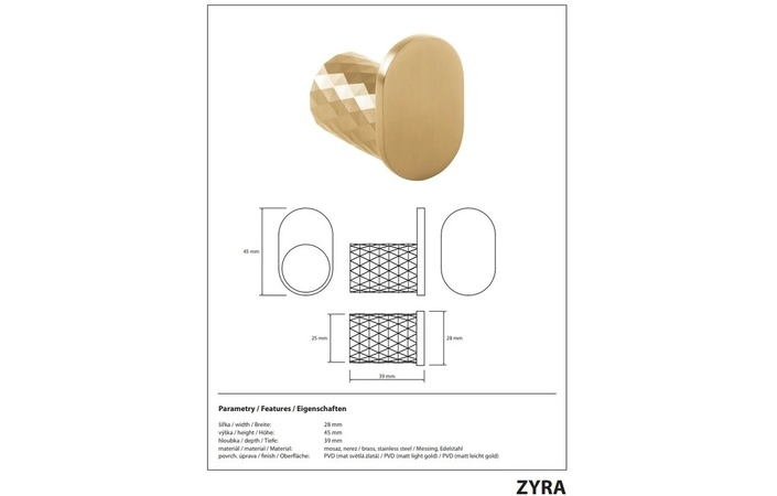 Гачок Zyra 174206020 Bemeta - Зображення 206098662-1c1c6.jpg