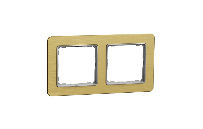 Рамка 2-местная горизонтальная Матовое Золото Sedna Design & Elements (SDD371802), Schneider Electric - Зображення 20621824-bd0d2.jpg