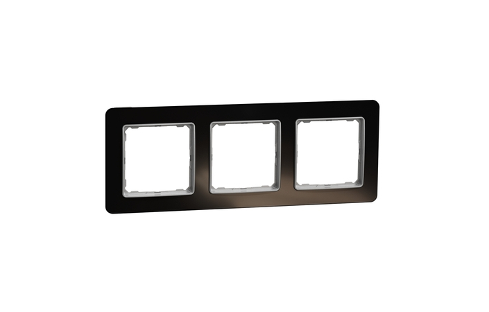 Рамка 3-местная горизонтальная Черное стекло Sedna Design & Elements (SDD361803), Schneider Electric - Зображення 20621871-b7cf1.jpg