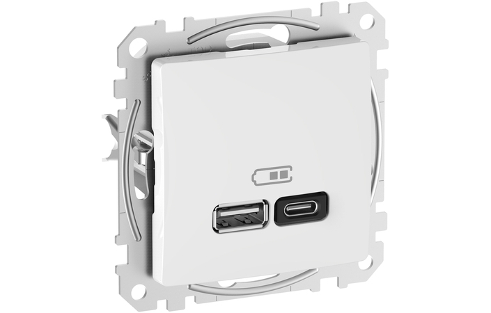 Розетка USB A+C 3A Білий Sedna Design & Elements (SDD111404), Schneider Electric - Зображення 20621934-d9982.jpg