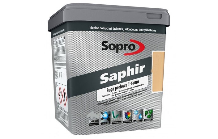 Затирка для швов Sopro Saphir 9512 беж юрский №33 (4 кг) - Зображення 206689-d1eb4.jpg