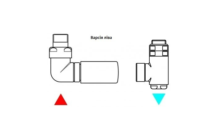 Набір вентилів трьохосьовий термостатичний лівий Integra All in One Copper Terma - Зображення 206755549-91195.jpg