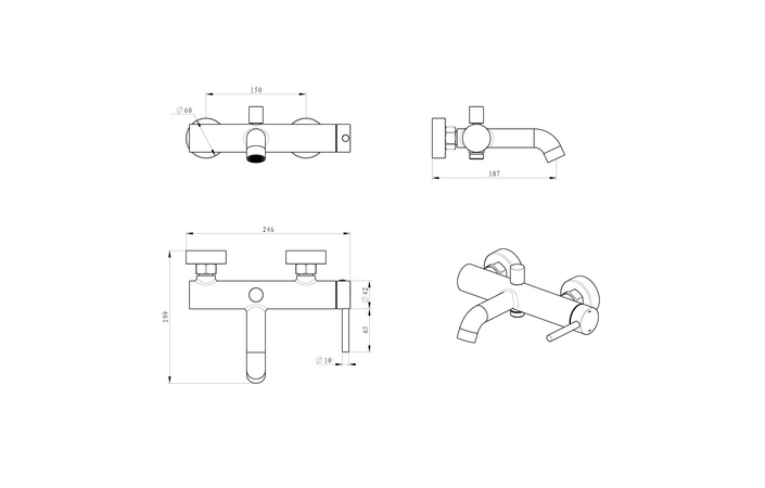 Смеситель для ванны FLY хром 03030CHR EMPORIA - Зображення 207094404-5f955.png