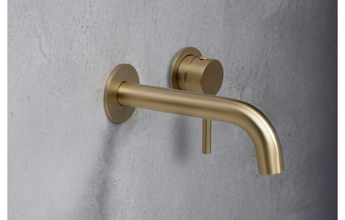 Змішувач для умивальника FLY золотий брашований 03012GN EMPORIA - Зображення 207094411-1eca3.jpg