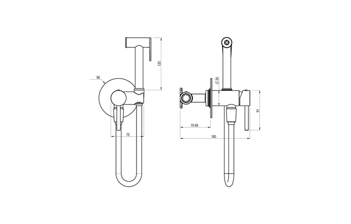Гігієнічний душ FLY 03021BRG мідь брашована EMPORIA - Зображення 207094432-18380.jpg