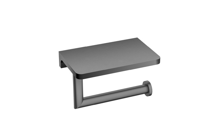 Тримач для туалетного паперу з поличкою gun metal 5090BN EMPORIA - Зображення 207144738-b53ba.jpg