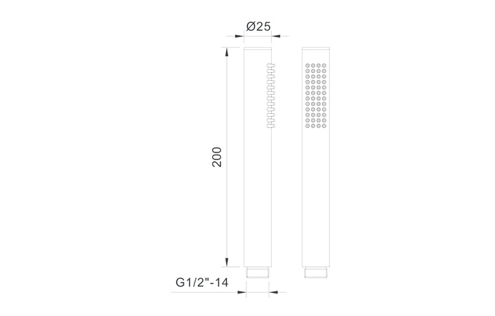 Лійка для ручного душу чорний matt 040712BM EMPORIA - Зображення 207144999-8b5ac.jpg