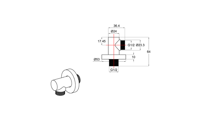 Підключення душового шланга хром 04085CHR EMPORIA - Зображення 207145028-c9ef5.png