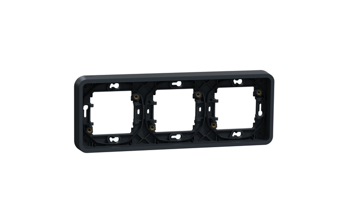 Рамка 3-местная горизонтальная IP55 Черный MUREVA STYL (MUR34109), Schneider Electric - Зображення 2076351-8f574.jpg