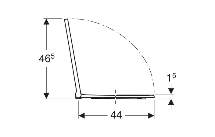 Крышка для унитаза ONE soft-close 243.989.JT.2 Geberit - Зображення 207644054-99730.jpg