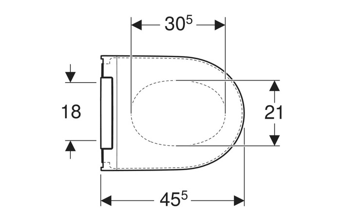 Крышка для унитаза ONE soft-close 243.989.JT.2 Geberit - Зображення 207644054-d8065.jpg