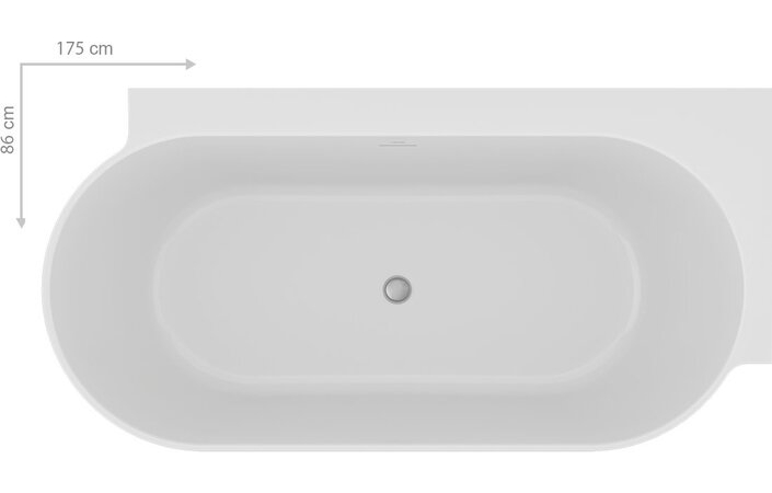 Ванна FREEDOM Corner II Tec R 175x86 CC81700000 RAVAK - Зображення 209106545-fb59c.jpg