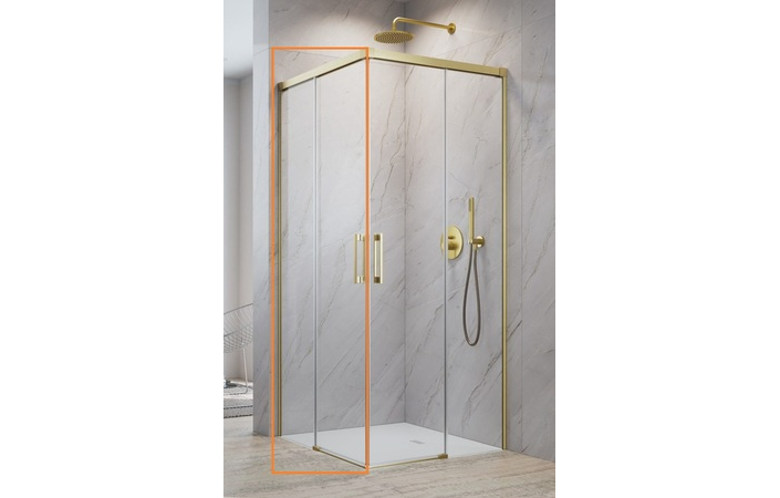 Душова кабіна (половина) Idea 6 Brushed Gold KDD 90 ліва RADAWAY - Зображення 210409267-3da2b.jpg