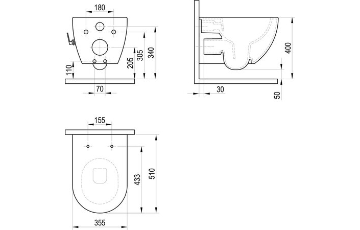 Унітаз підвісний UNI CHROME RimOff X01912 RAVAK - Зображення 210671537-c8616.jpg