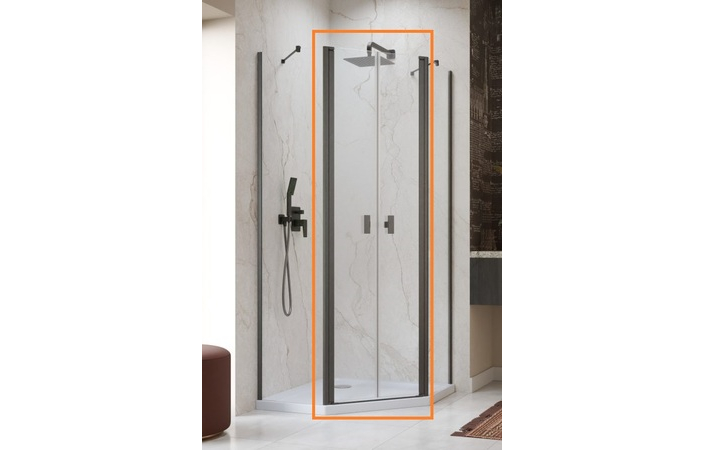 Душові двері NES 6 Brushed GunMetal PTD RADAWAY - Зображення 211616022-b07c0.jpg