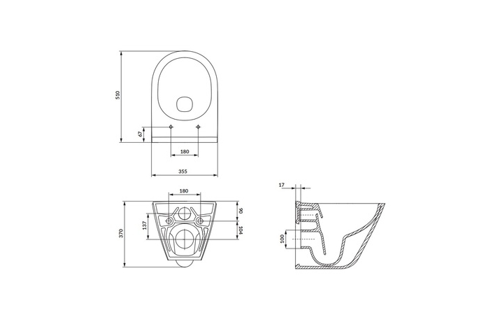 Унітаз підвісний Сет C947 Remo Pro овальний Tornado з кришкою soft-close SZCZ1003980001 Cersanit - Зображення 212031991-b2ed0.jpg