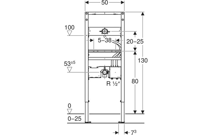 Інсталяція для умивальника Duofix 130 см 111.560.00.2 Geberit - Зображення 212316009-59ce2.jpg