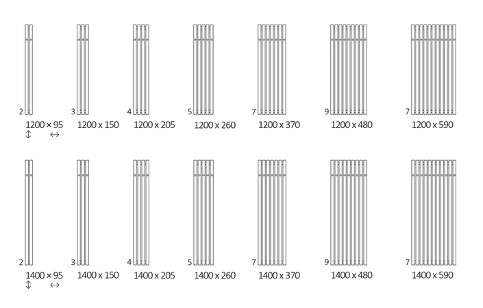 Рушникосушка Rolo Hanger 1400x150 Ral 9005 matt WGROW140015K9M5SX Terma - Зображення 212523211-759cf.jpg