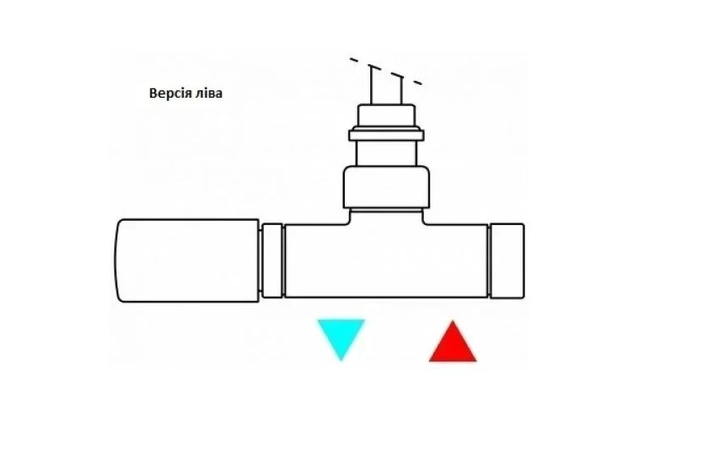 Набір вентилів інтегрований термостатичний лівий Ral Champagne Unico All in One Terma - Зображення 212523217-b2bf7.jpg