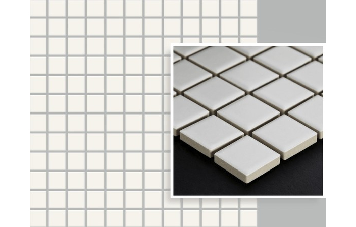 Мозаика Albir Bianco (2,3x2,3) 298x298x6 Paradyz - Зображення 212777-faa57.jpg