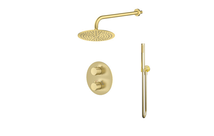 Душова система FLY золотий брашований ZESTAW-FLY-20-GN EMPORIA - Зображення 212879676-d2a3d.jpg