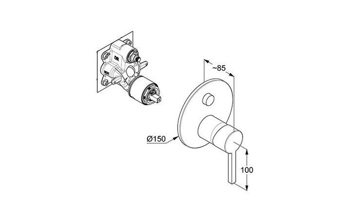 Змішувач Nova Fonte бронза брашована 20759N115 Kludi - Зображення 213350850-14b8a.jpg