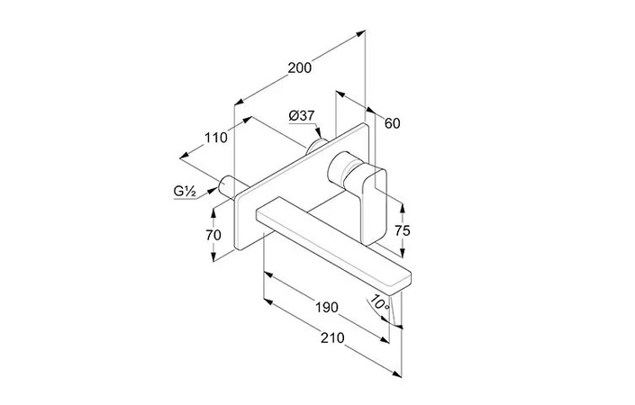 Змішувач для умивальника Renon 210 42244N075 Золотий брашований Kludi - Зображення 213588556-e623c.jpg