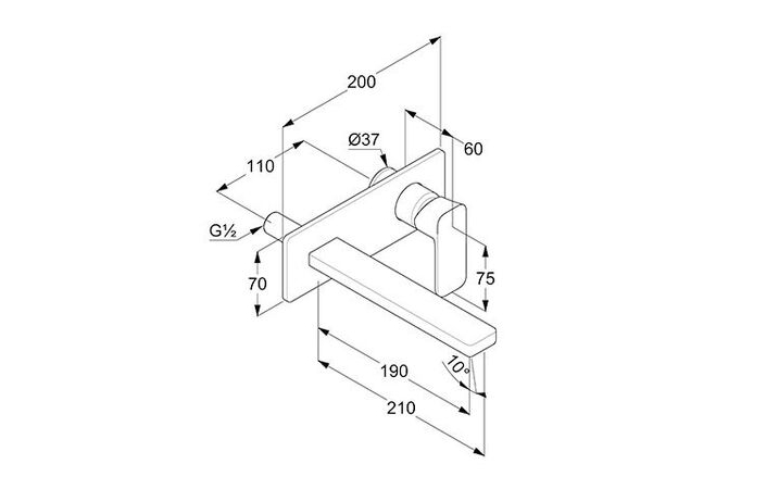 Змішувач для умивальника Renon 210 422443975 Чорний matt Kludi - Зображення 213588588-a4a34.jpg