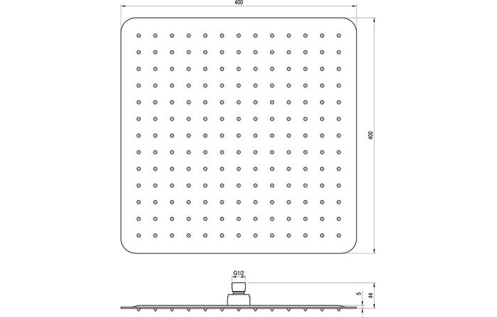Верхній душ 982.02 Chrome Slim X07P666 RAVAK - Зображення 213888716-a6746.jpg
