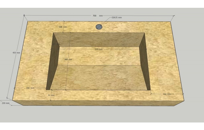 Умивальник керамогранітний зі скошеною чашею SGWTO 700 накладний Котто Кераміка - Зображення 213888765-82e1f.jpg